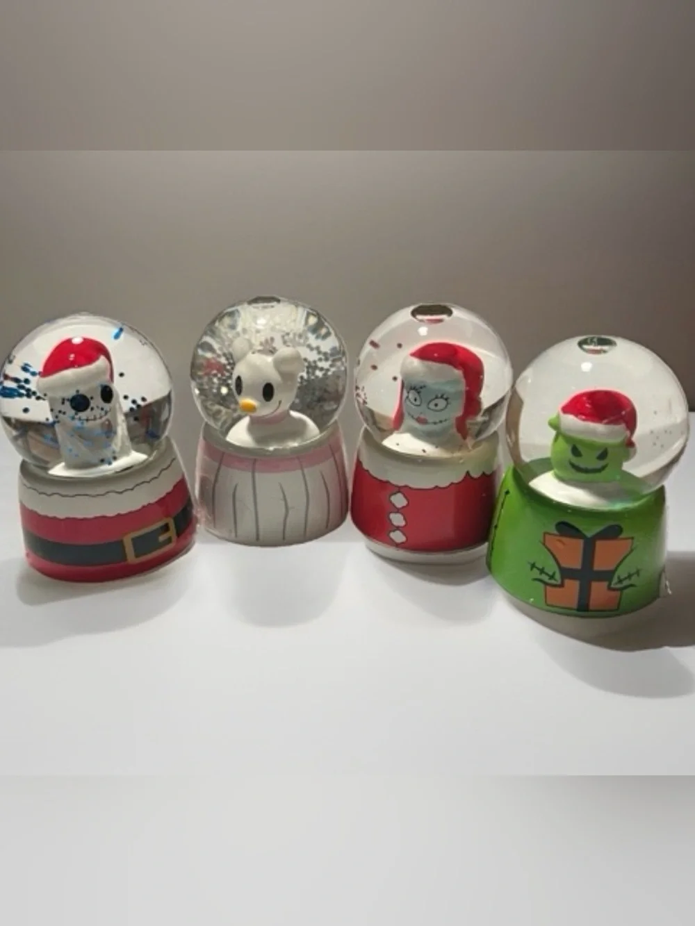 Nightmare Before Christmas 2.5” Snow Globe Set of 4